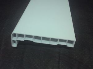 Parapet plastový komůrkový  BÍLÝ - HL150mm