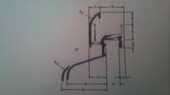 Rámová okapnice NECKAR 22/30 F-TXL stříbrný elox