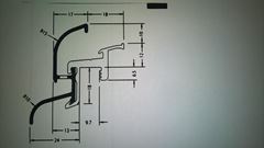 Rámová okapnice DONAU 22/24 F-Ti bílá