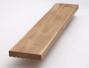 MODŘÍN SIBIŘSKÝ terasové prkno 27x143 x 4000 mm  ( cena 1 m2 )