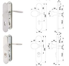 VERONA BRONZ ( F4 ) 92mm - klika/madlo