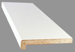 Parapet dřevotřískový - 750mm BÍLÝ