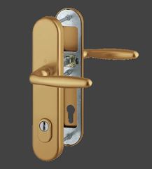 VERONA BRONZ ( F4 ) 92mm - klika/klika s překrytím